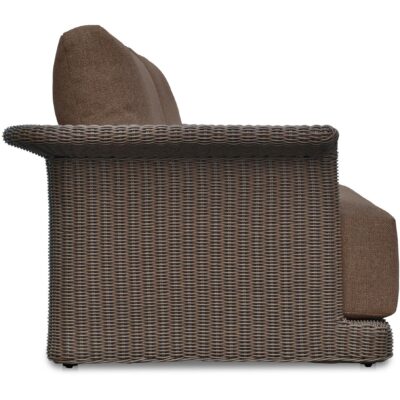 Meredith Outdoor Sofa Brown GE-1005-03 GE 1005 03 Meredith side left shadsilo
