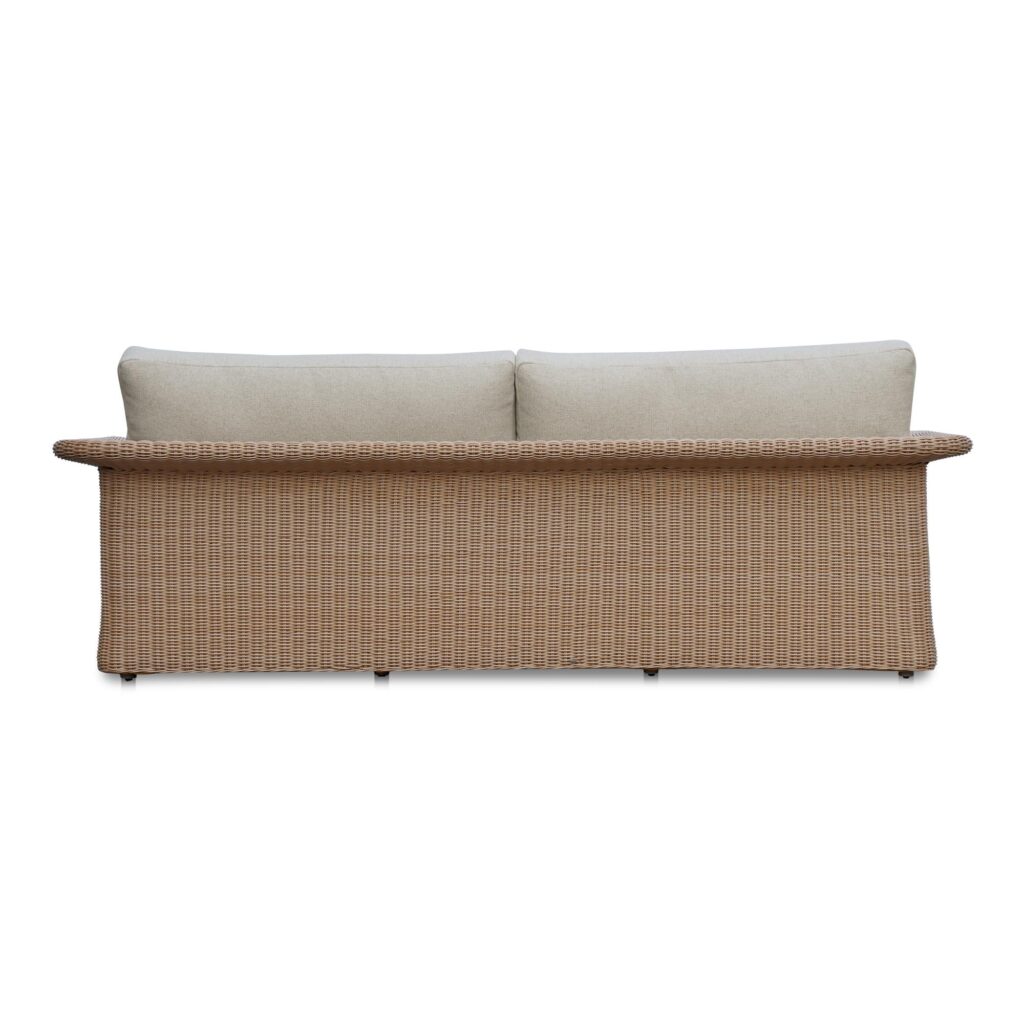 Meredith Outdoor Sofa Beige - Image 3