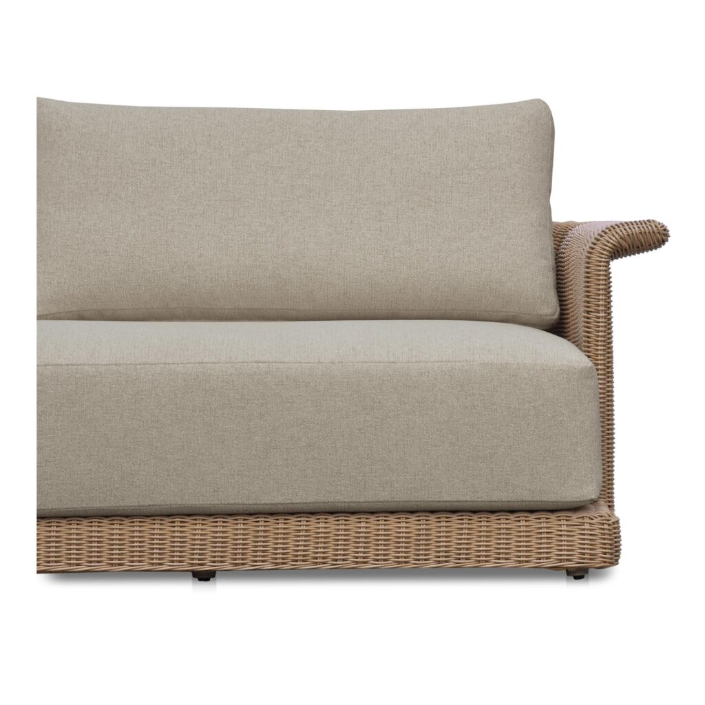 Meredith Outdoor Sofa Beige - Image 4
