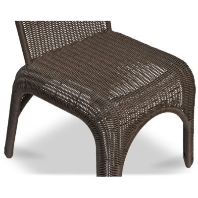 Kendall Outdoor Dining Chair Brown - Set of Two GE-1006-03 GE 1006 03 Kendall closeup01 shadsilo
