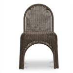 Kendall Outdoor Dining Chair Brown-Set of Two GE-1006-03 GE 1006 03 Kendall front shadsilo