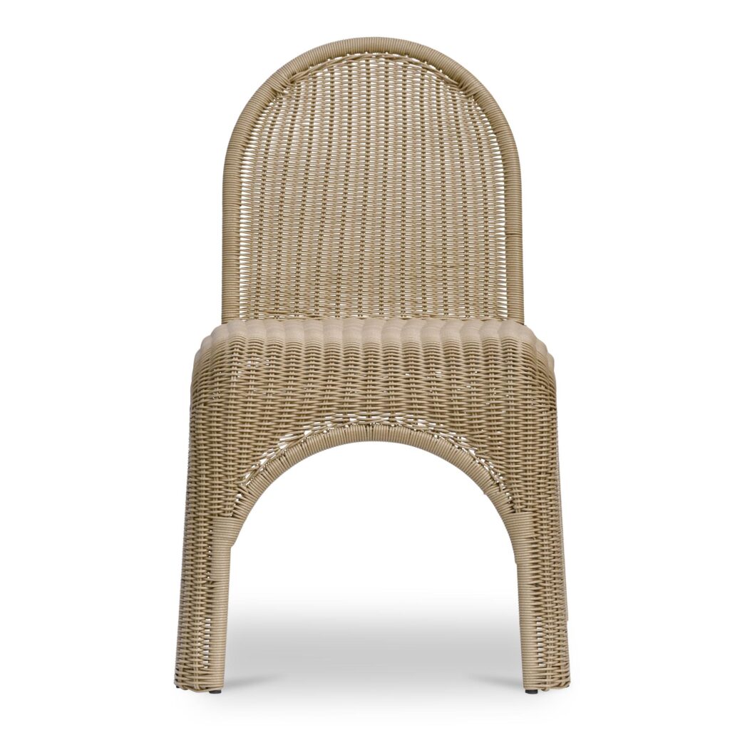Kendall Outdoor Dining Chair Natural-Set of Two - Image 5