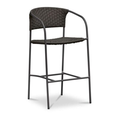 Zola Outdoor Bar Stool Dark Brown GE-1007-20 GE 1007 20 Zola diagR shadsilo