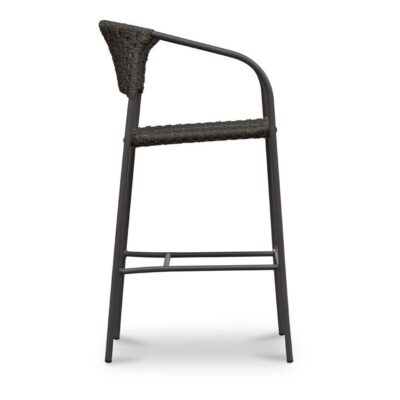 Zola Outdoor Bar Stool Dark Brown GE-1007-20 GE 1007 20 Zola side right shadsilo