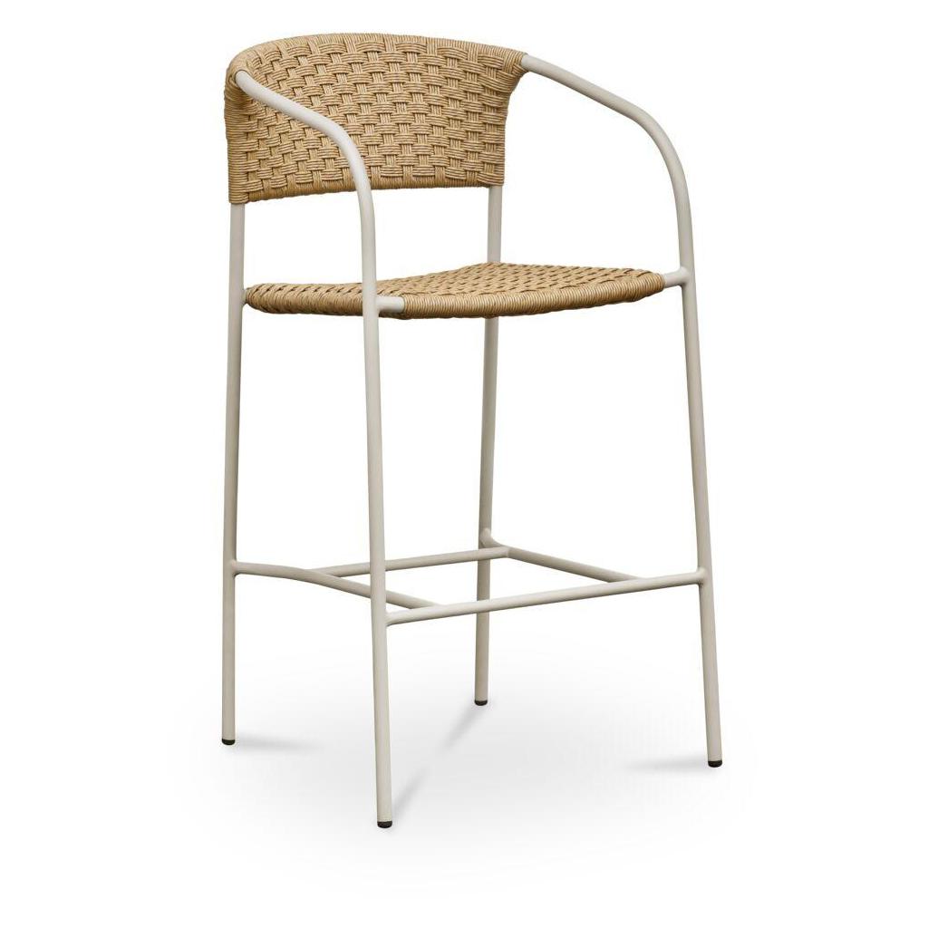 Zola Outdoor Bar Stool Natural 2 Zola Outdoor Bar Stool Natural - Image 2