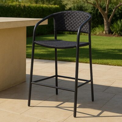 Zola Outdoor Counter Chair Dark Brown GE-1008-20 GE 1008 20 00