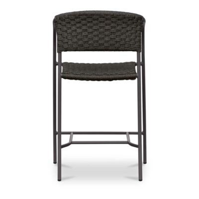 Zola Outdoor Counter Chair Dark Brown GE-1008-20 GE 1008 20 Zola back shadsilo