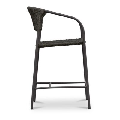 Zola Outdoor Counter Chair Dark Brown GE-1008-20 GE 1008 20 Zola side right shadsilo