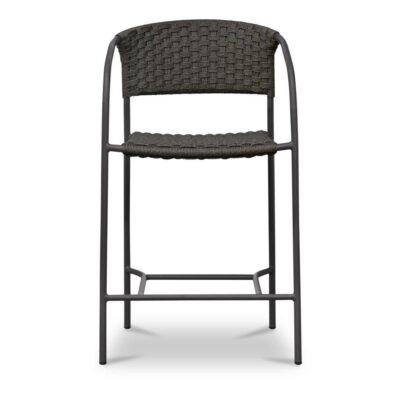 Zola Outdoor Counter Chair Dark Brown
