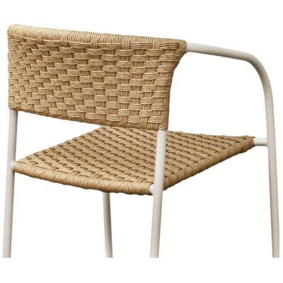 Zola Outdoor Dining Chair Natural - Set of Two GE-1009-24 GE 1009 24 Zola closeup01 shadsilo