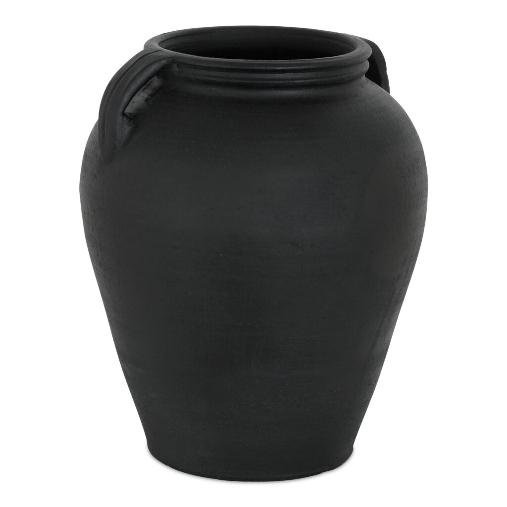 Jovi Vase Black Terracotta - Image 2