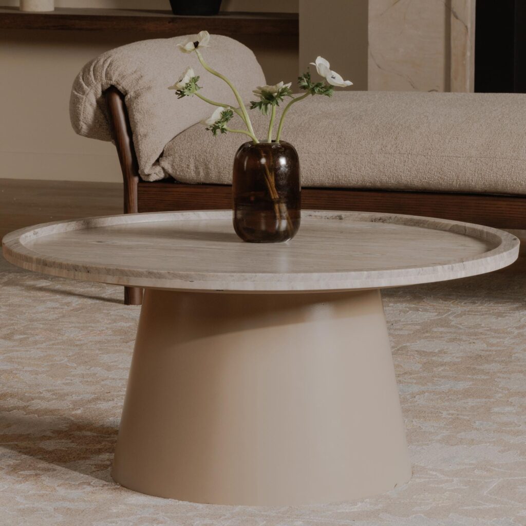Kimberley Coffee Table White Marble - Image 5
