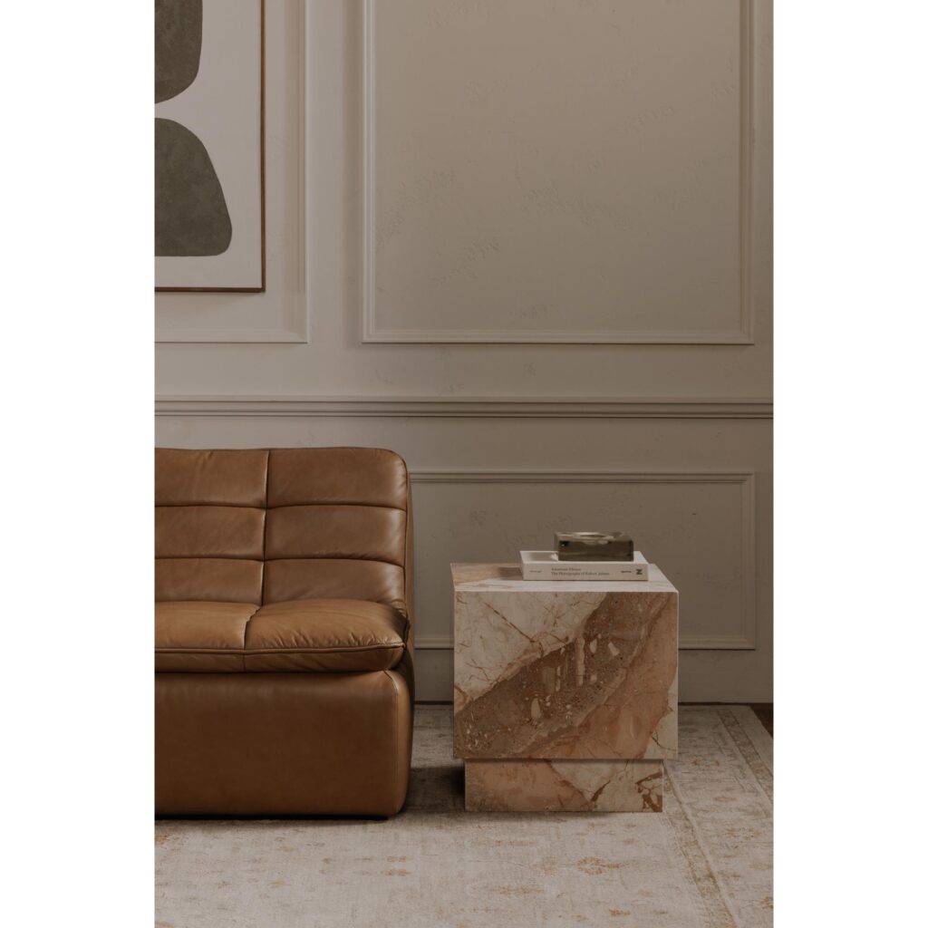 Layla Side Table Breccia Marble - Image 8