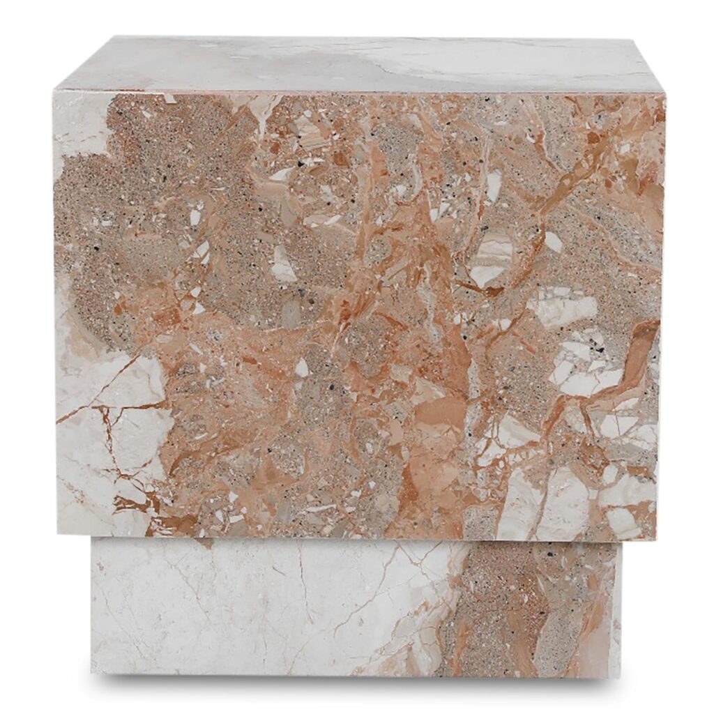 Layla Side Table Breccia Marble - Image 5