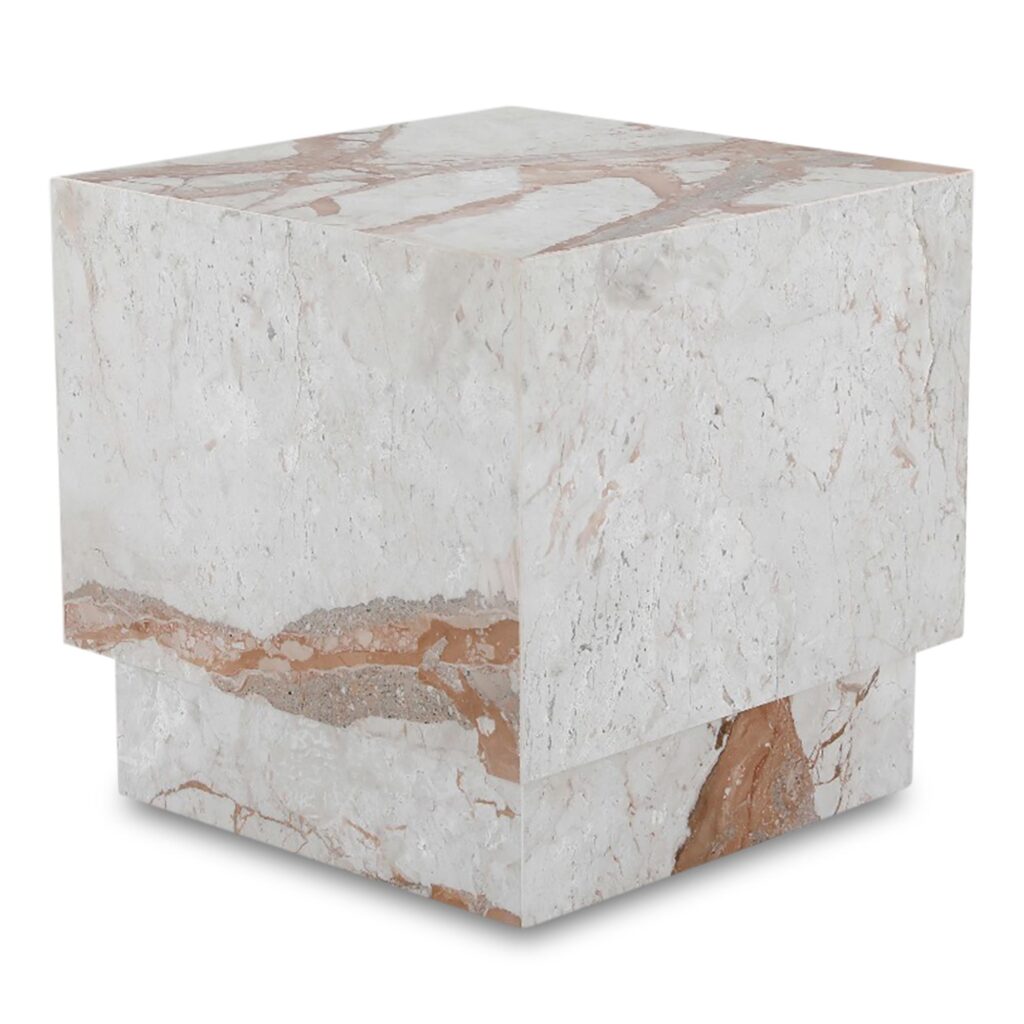 Layla Side Table Breccia Marble - Image 2