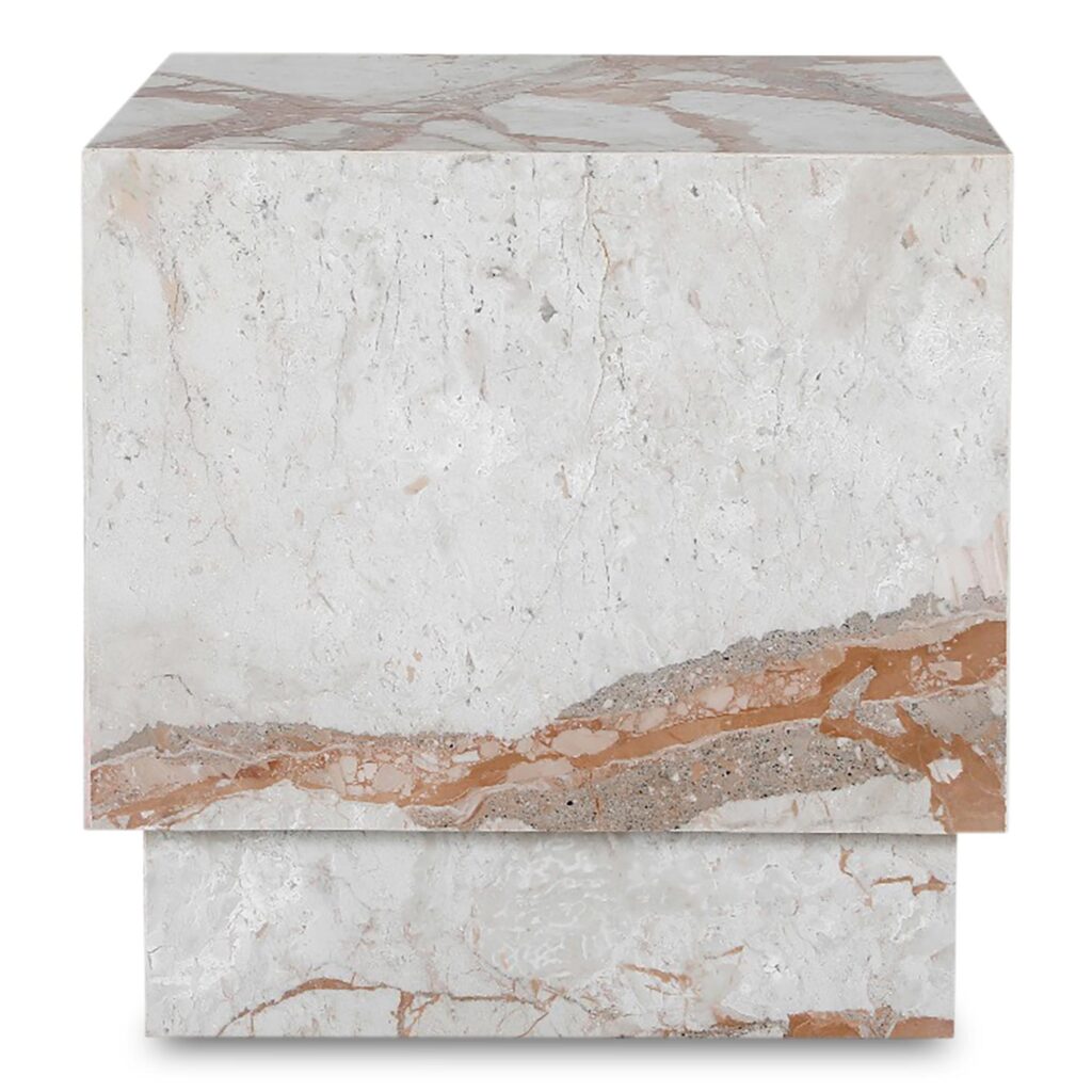 Layla Side Table Breccia Marble - Image 4