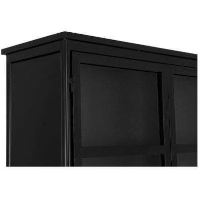 Henry Metal Tall Cabinet Black GK-1142-02 GK 1142 02 Henry closeup01 shadsilo