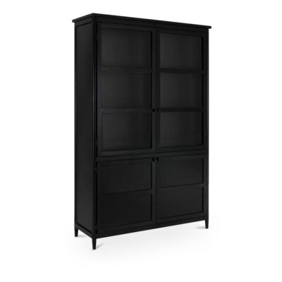Henry Metal Tall Cabinet Black GK-1142-02 GK 1142 02 Henry diagR shadsilo