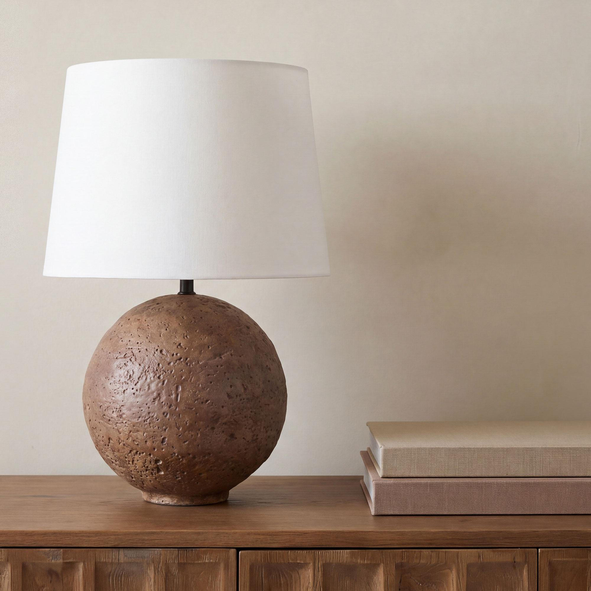 Whit Table Lamp Brown 3 Whit Table Lamp Brown - Image 3