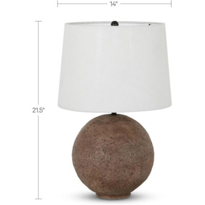 Whit Table Lamp Brown 7 Whit Table Lamp Brown GK-1153-03 GK 1153 03 70 dim