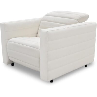 Juno Power Recliner Chair Off White GO-1010-05 GO 1010 05 Juno diagL shadsilo