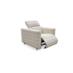 Juno Power Recliner Chair Off White GO-1010-05 GO 1010 05 Juno diagR open shadsilo