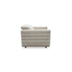 Juno Power Recliner Chair Off White GO-1010-05 GO 1010 05 Juno side right shadsilo