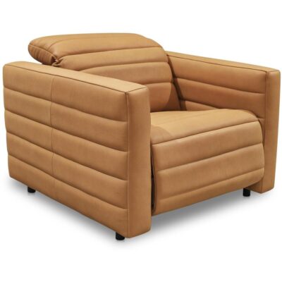 Juno Power Recliner Chair Tan Leather GO-1010-40 GO 1010 40 Juno diagR shadsilo