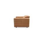 Juno Power Recliner Chair Tan Leather GO-1010-40 GO 1010 40 Juno side left shadsilo