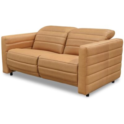Juno Power Recliner Sofa Tan Leather GO-1011-40-0 GO 1011 40 0 Juno diagL shadsilo