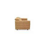 Juno Power Recliner Sofa Tan Leather GO-1011-40-0 GO 1011 40 0 Juno side left shadsilo