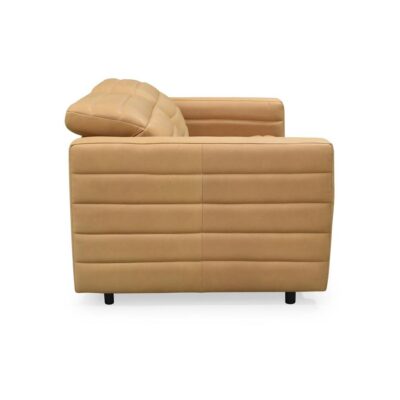 Juno Power Recliner Sofa Tan Leather GO-1011-40-0 GO 1011 40 0 Juno side left shadsilo