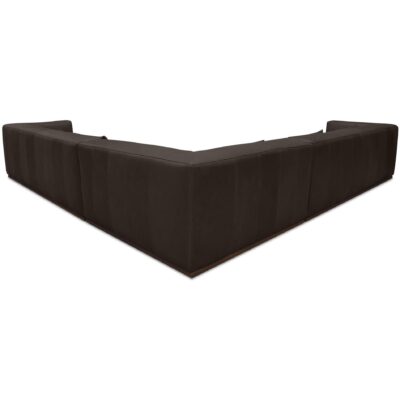 Clove L-Shaped Sectional Deep Brown GO-1016-20-0 GO 1016 20 0 Clove back shadsilo