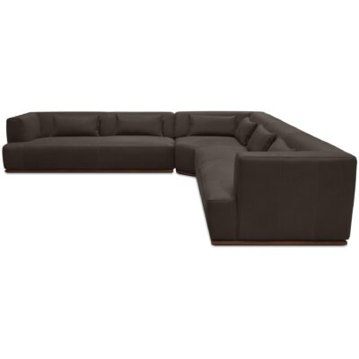 Clove L-Shaped Sectional Deep Brown GO-1016-20-0 GO 1016 20 0 Clove diagL shadsilo