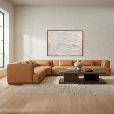 Clove L-Shaped Sectional Tan GO-1016-40-0 GO 1016 40 0 00