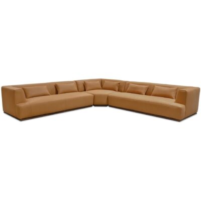 Clove L-Shaped Sectional Tan
