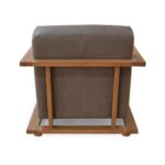 Eckersley Lounge Chair Cool Brown Leather GO-1017-39 GO 1017 39 Eckersley back shadsilo