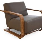 Eckersley Lounge Chair Cool Brown Leather GO-1017-39 GO 1017 39 Eckersley closeup01 shadsilo