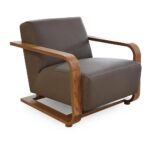 Eckersley Lounge Chair Cool Brown Leather GO-1017-39 GO 1017 39 Eckersley diagR shadsilo