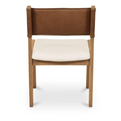 Carol Dining Chair Tan Leather Set of Two GO-1018-40 GO 1018 40 Carol back shadsilo