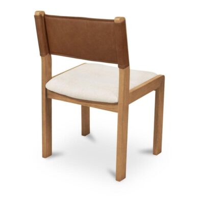 Carol Dining Chair Tan Leather Set of Two GO-1018-40 GO 1018 40 Carol diagL back shadsilo