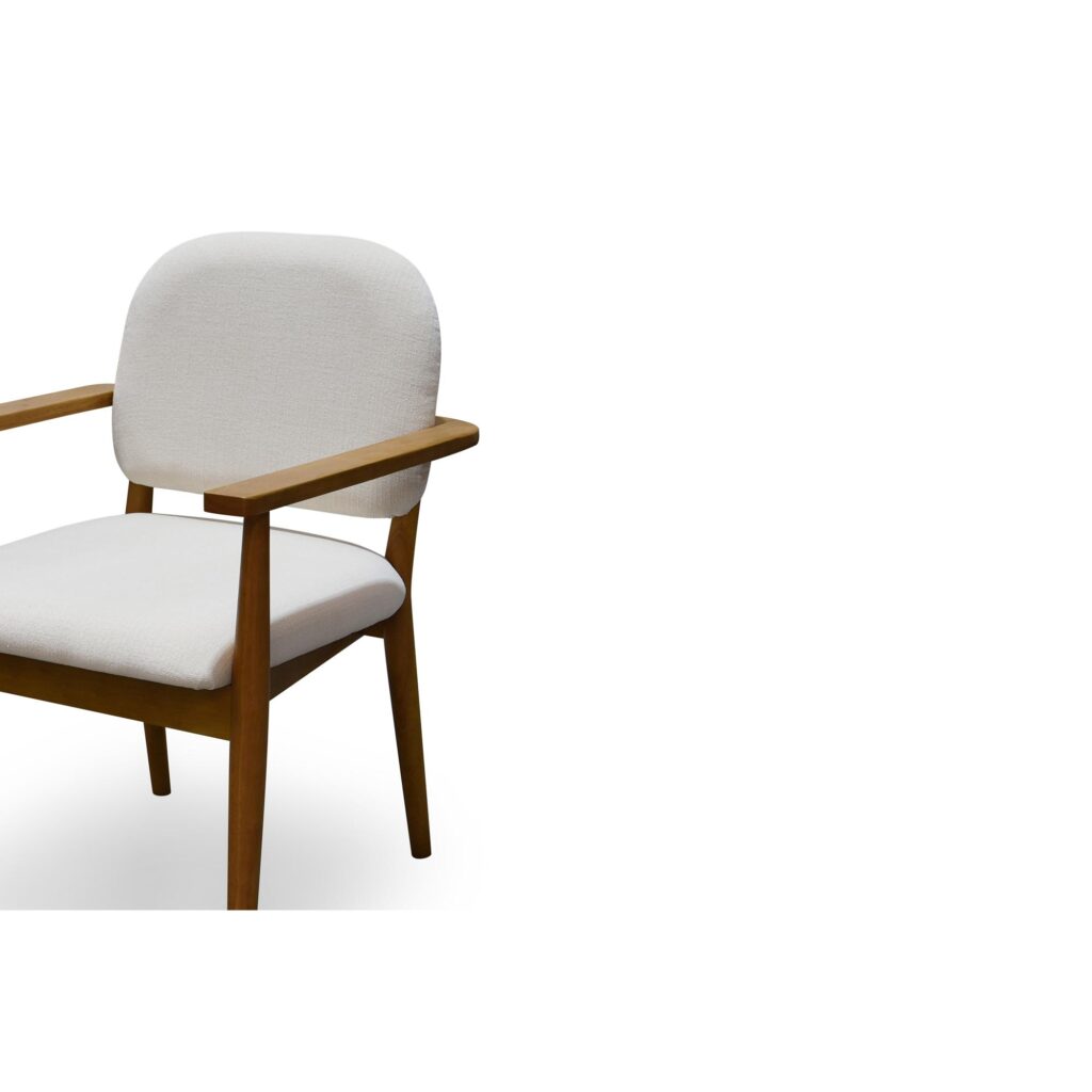 Norrie Dining Chair Cream - Image 6