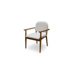 Norrie Dining Chair Cream GO-1022-18 GO 1022 18 Norrie diagL shadsilo