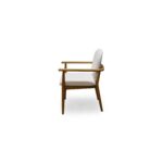 Norrie Dining Chair Cream GO-1022-18 GO 1022 18 Norrie side left shadsilo