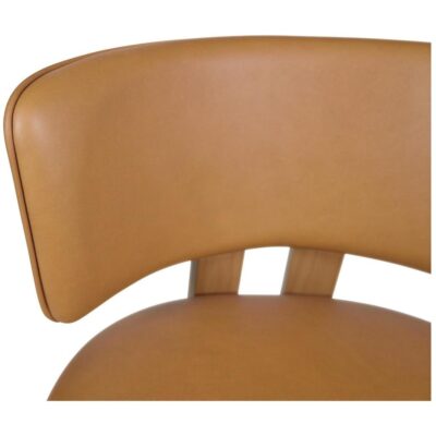 Morel Counter Stool Brown Leather GO-1024-03 GO 1024 03 Morel closeup01 shadsilo