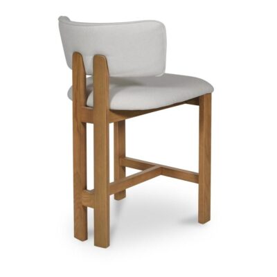 Morel Counter Stool Cream GO-1024-05 GO 1024 05 Morel diagL back shadsilo