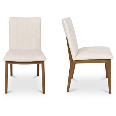 Demi Dining Chair Cream - Set of Two GO-1028-18 GO 1028 18 Demi frontside shadsilo