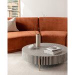 Chameau Medium Coffee Table Black and White GZ-1139-37 GZ 1139 37 30