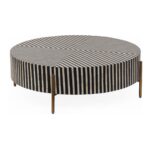 Chameau Small Coffee Table Black and White GZ-1147-37 GZ 1147 37 01