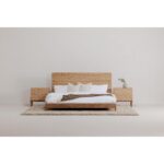 Misaki Queen Bed Natural GZ-1160-24-0 GZ 1160 24 0 50